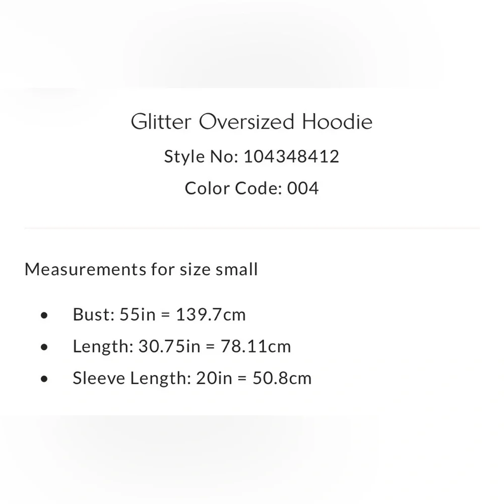Free People Glitter Oversized Hoodie Size Medium NWT - Picture 7 of 17